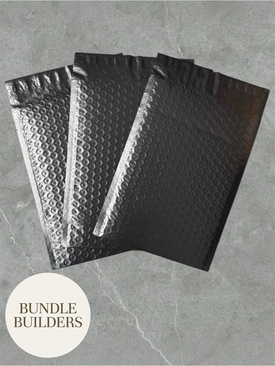 Amazon Other - $2 Add-On | 3 Pack of 6”x10” Black Bubble Mailers